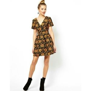 ASOS Floral Jacquard Dress